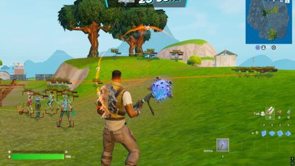 چیت فورتنایت آپدیت شده 2025|فول ایم بات|رپیدفایر|وال هک