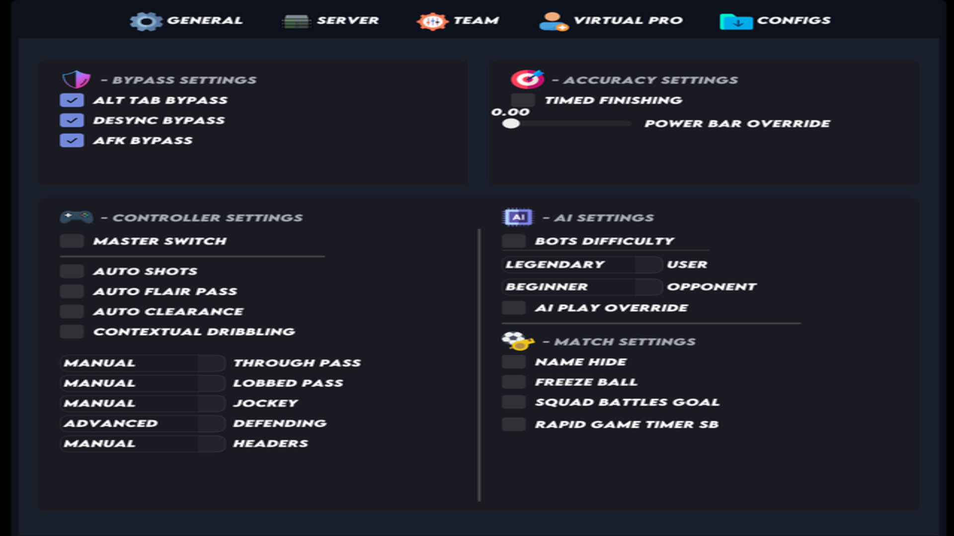 چیت CHEAT ARMY FC26