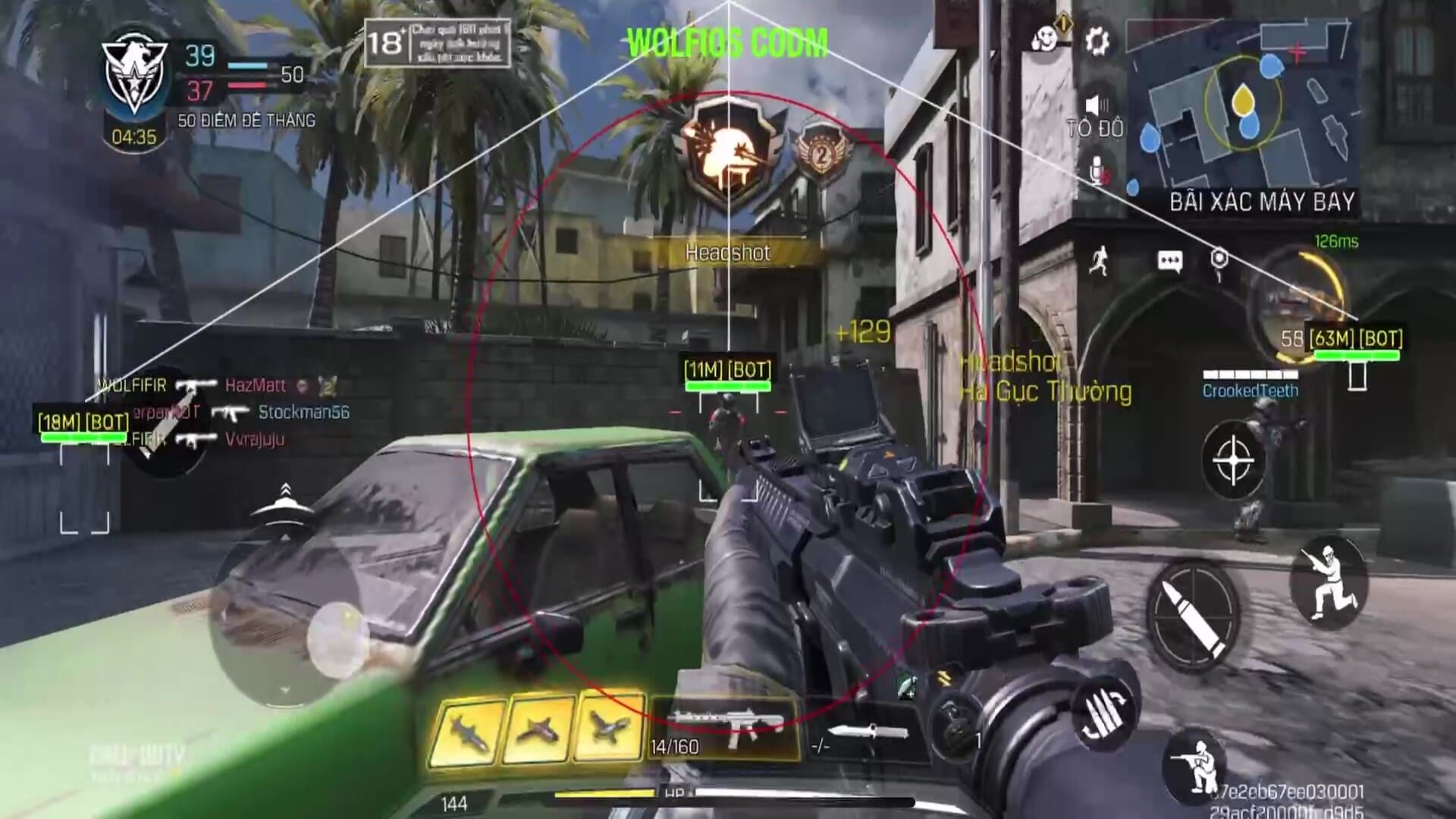 چیت WOLF IOS برای COD Mobile