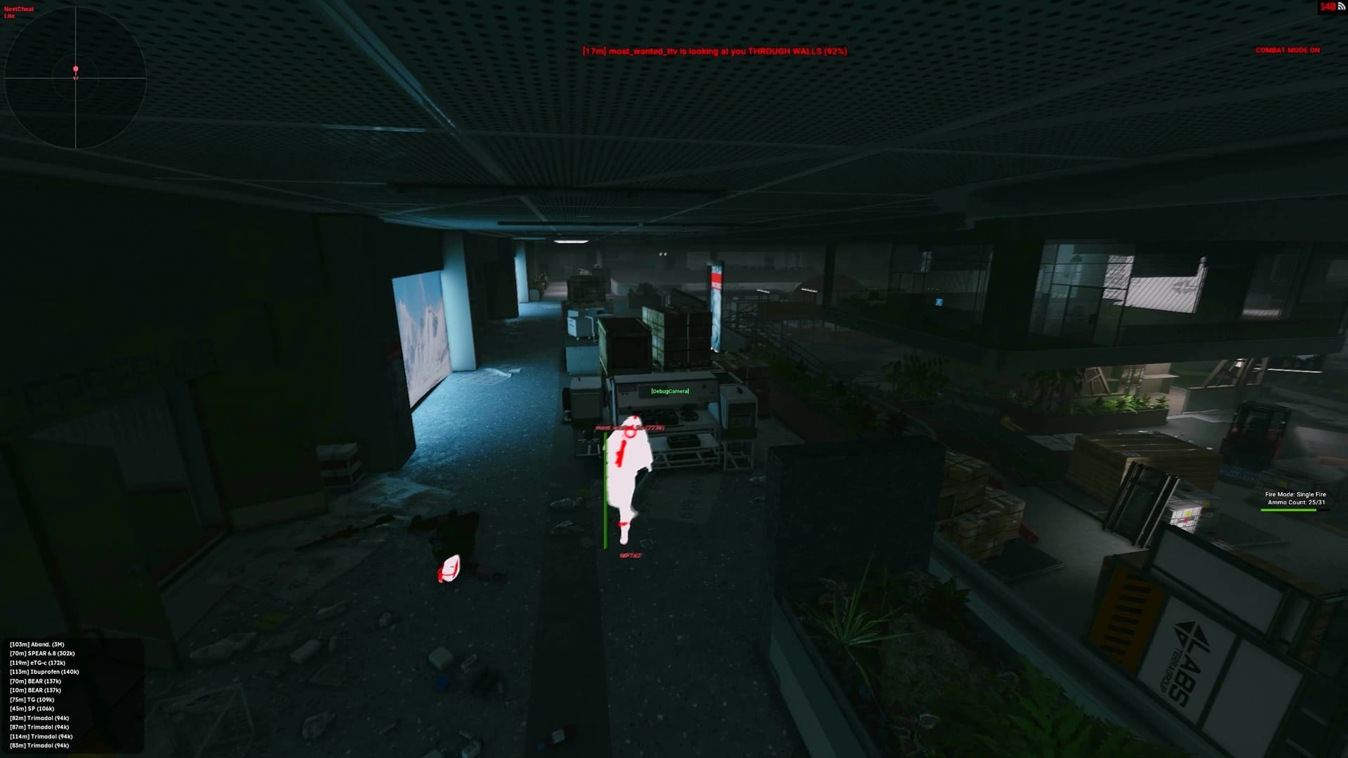 چیت NEXT Lite برای Escape from Tarkov