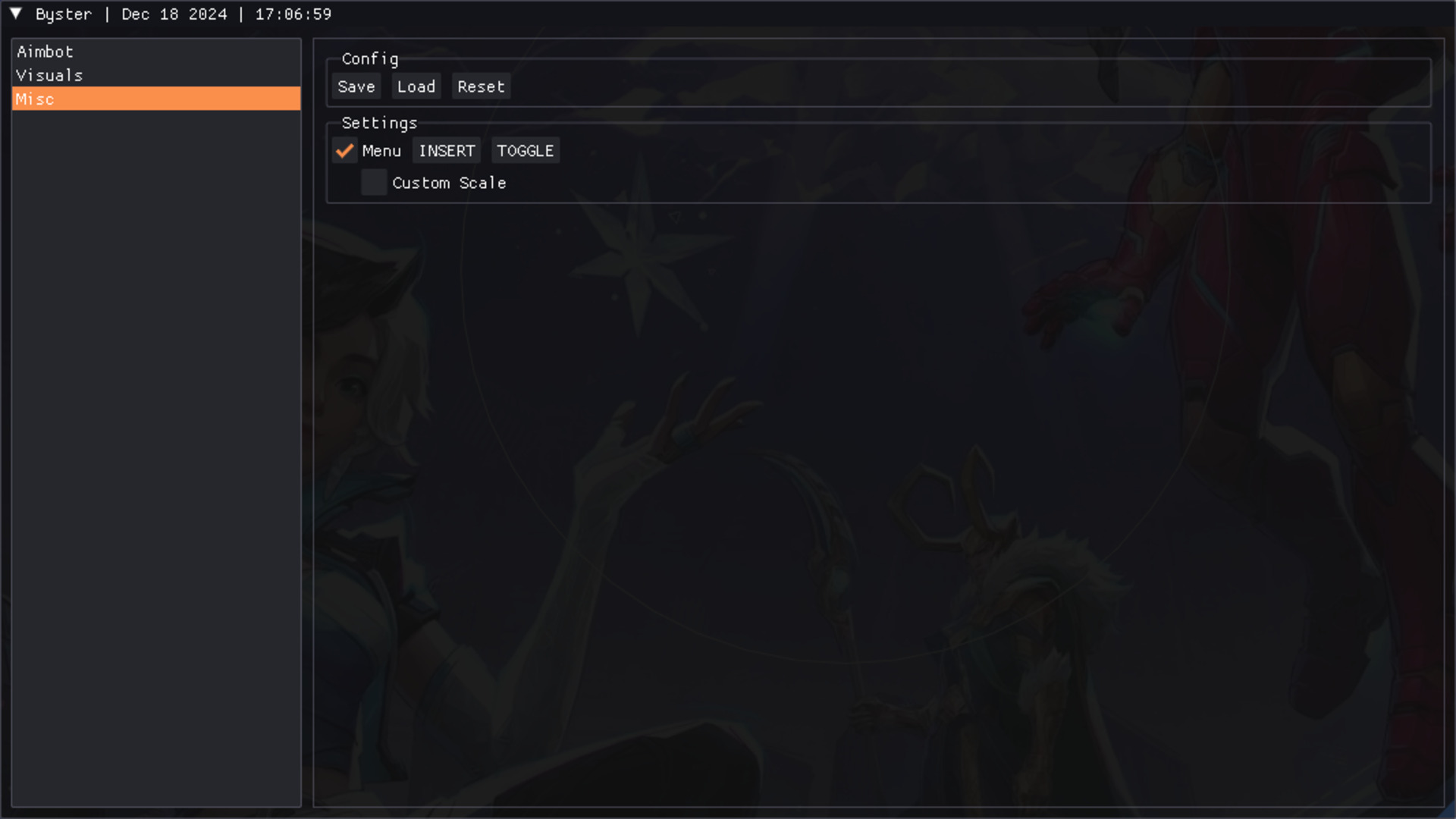 چیت BYSTER برای Marvel Rivals