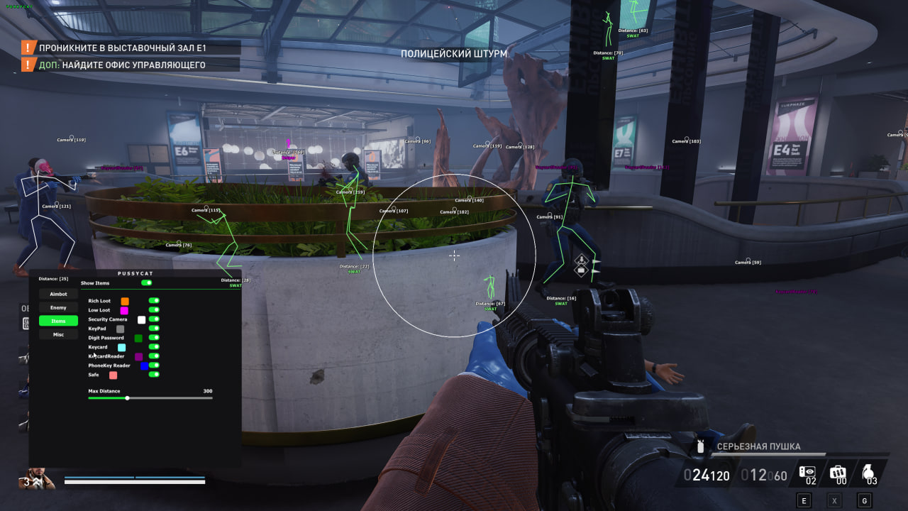 چیت PUSSYCAT برای Payday 3