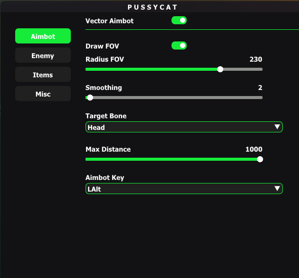 چیت PUSSYCAT برای Payday 3