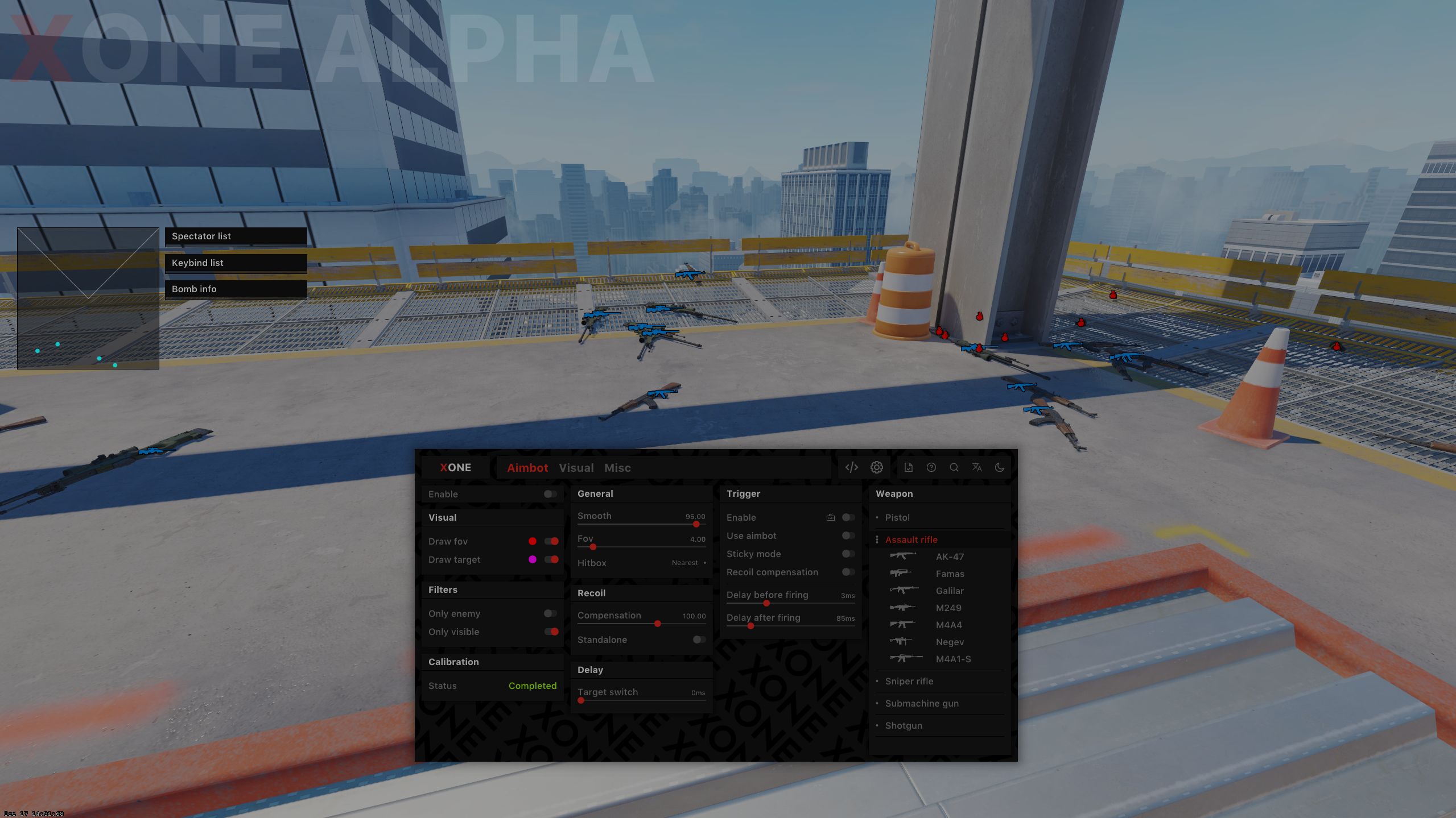 چیت XONE برای Counter Strike 2 - CS GO