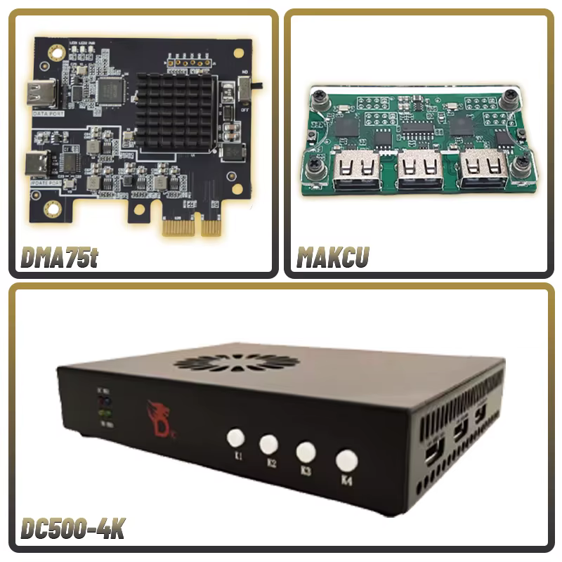 کیت سختافزاری DMA حرفهای: DMA75t + MAKCU + DC500-4K (باندل کامل )