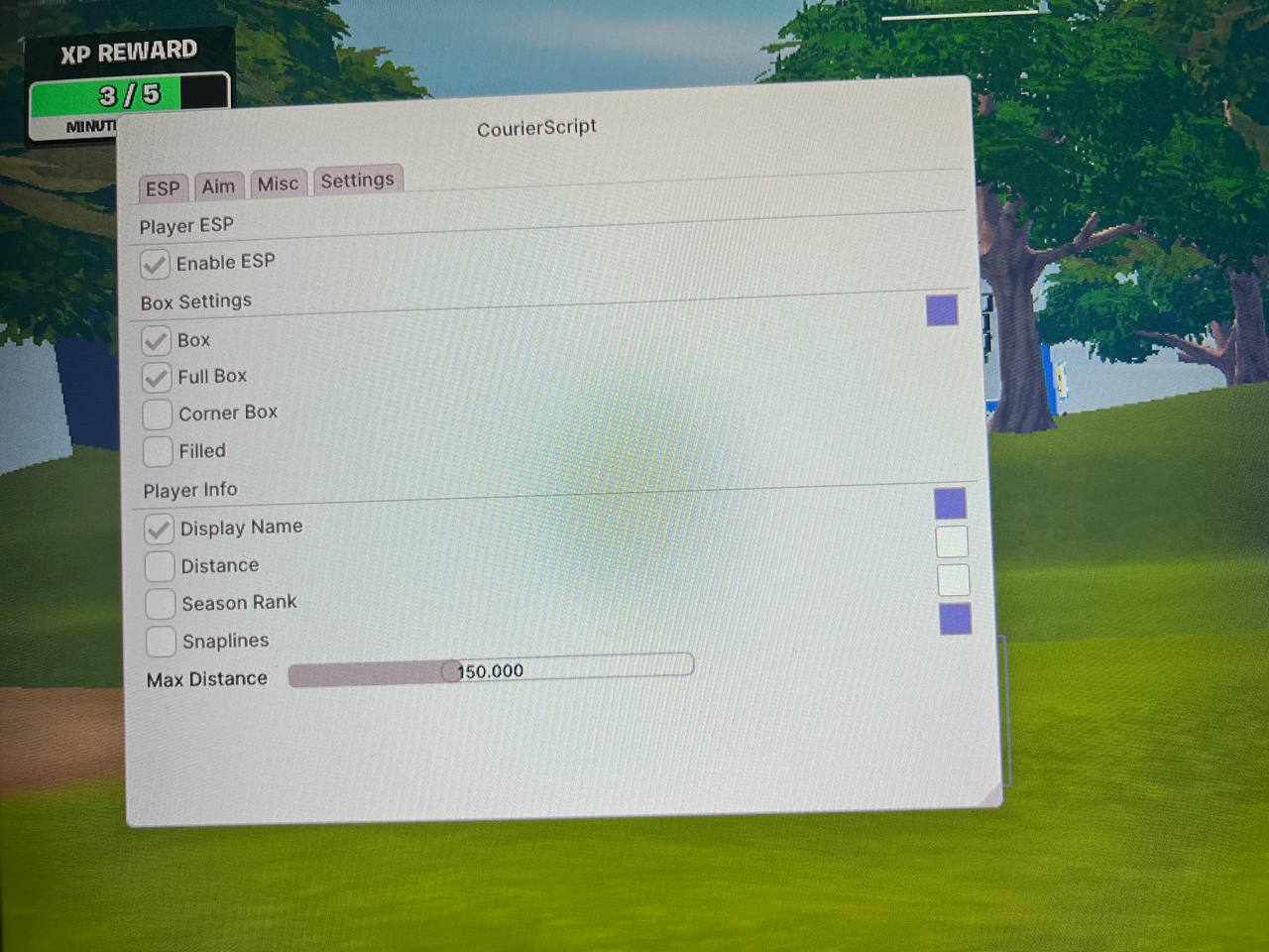 چیت COURIERSCRIPT برای Fortnite: بهترین ایم بات و وال هک undetected در سال ۲۰۲۶