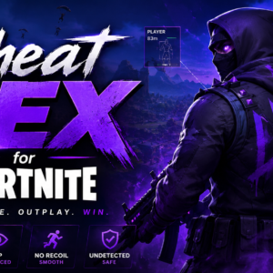 چیت Fortnite V2 لایسنس 1 هفته | ایم بات، ESP و اسپوفر