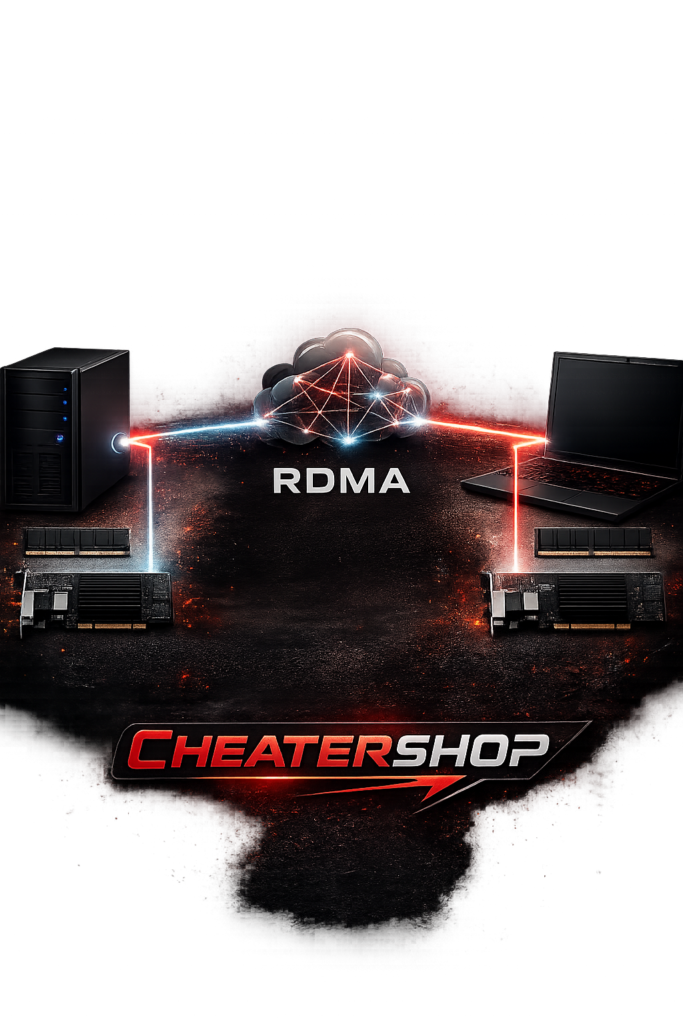 RDMA- برای استفاده از چیت های DMA بدون نیاز به کارت DMA