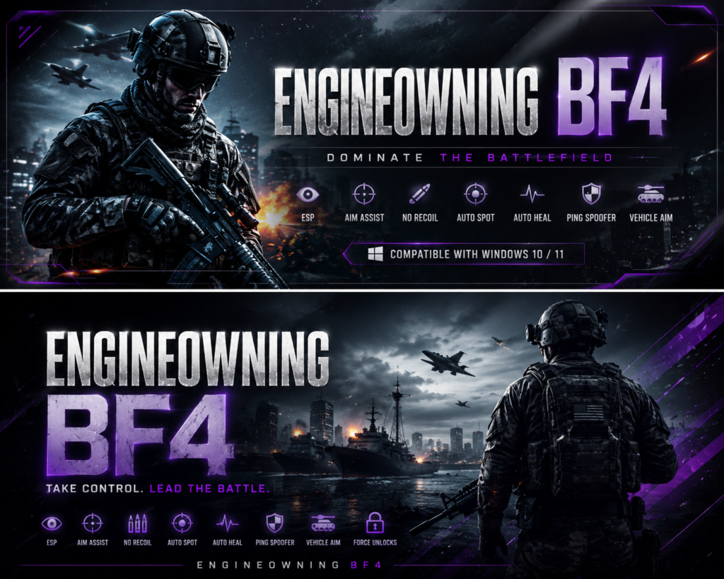 EngineOwning BF4 | ایم بات و وال هک برای Battlefield 4