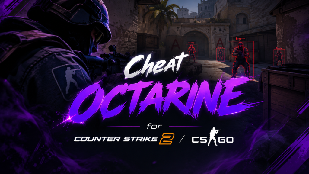 چیت OCTARINE برای Counter-Strike 2 | تجربه متفاوت با Aim، Visuals و امکانات حرفه‌ای